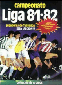 Álbum Liga 1981/82 de Ediciones Este – estadios, alineaciones y entrenadores