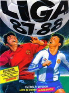 Álbum Liga 1987/88 de Ediciones Este – cromos adhesivos y escudos