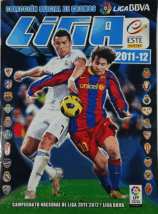 Portada álbum de cromos Liga 2011-2012 de Ediciones Este
