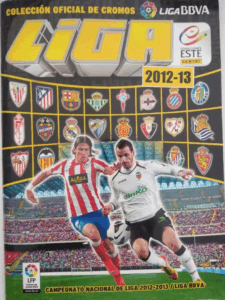 Portada álbum de cromos Liga 2012-2013 de Ediciones Este