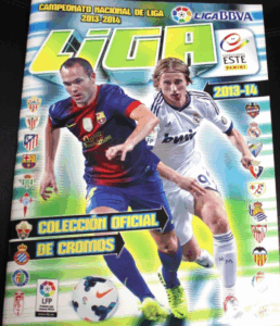 Portada álbum de cromos Liga 2013-2014 de Ediciones Este