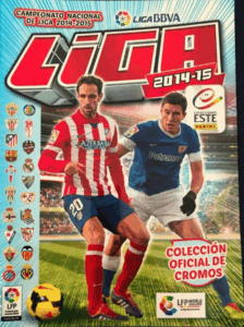 Portada álbum de cromos Liga 2014-2015 de Ediciones Este