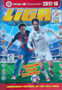 Portada del álbum de la Liga 2017-18