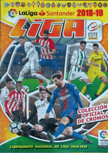 Portada del álbum de la Liga 2018-19