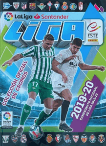 Portada del álbum de la Liga 2019-20