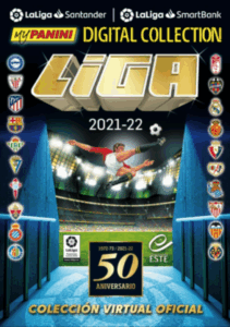 Portada del álbum de la Liga 2021-22