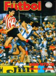 Portada álbum de cromos Liga 1977-78 de Ediciones Este