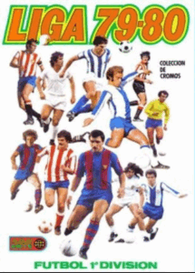 Portada álbum de cromos Liga 1979-80 de Ediciones Este