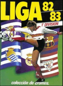 Portada álbum de cromos Liga 1982-83 de Ediciones Este