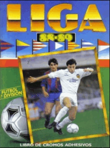 Portada álbum de cromos Liga 1988-89 de Ediciones Este