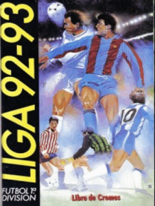 Portada álbum de cromos Liga 1992-93 de Ediciones Este