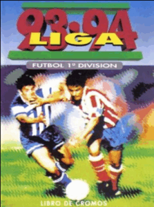 Portada álbum de cromos Liga 1993-94 de Ediciones Este