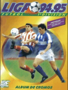 Portada álbum de cromos Liga 1994-95 de Ediciones Este