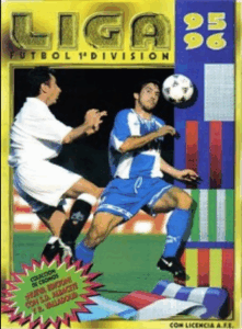 Portada álbum de cromos Liga 1995-96 de Ediciones Este