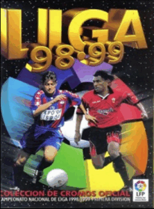 Portada álbum de cromos Liga 1998-99 de Ediciones Este