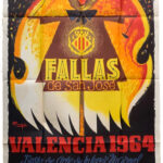 Cartel Fallas Valencia 1964 – Rafael Raga Montesinos.