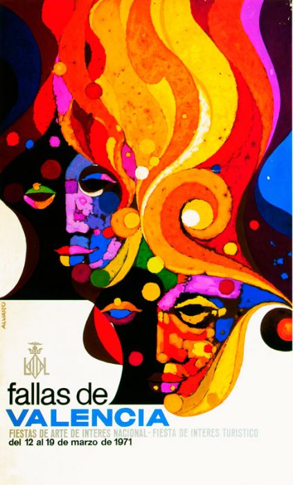 Cartel Fallas Valencia 1971 – Álvaro Beltrán Bueno