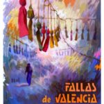 Cartel Fallas Valencia 1990 – Rafael Vilches