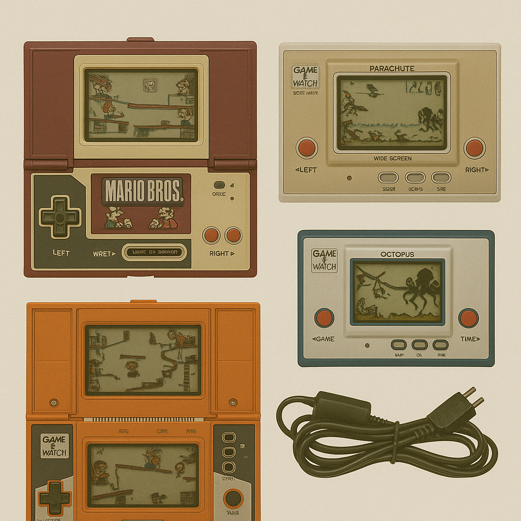Compramos juguetes antiguos 1 Consolas portátiles game & watch clásicas de videojuegos de los años 70 y 80