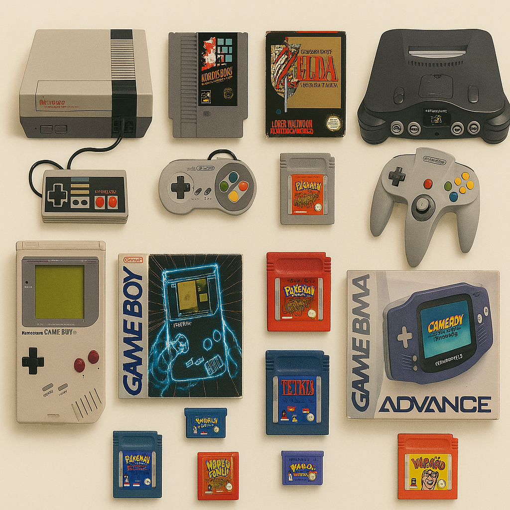 Compramos juguetes antiguos 2 Consolas clásicas de Nintendo: NES, Super Nintendo, Nintendo 64, Game Boy y Game Boy Advance con videojuegos retro