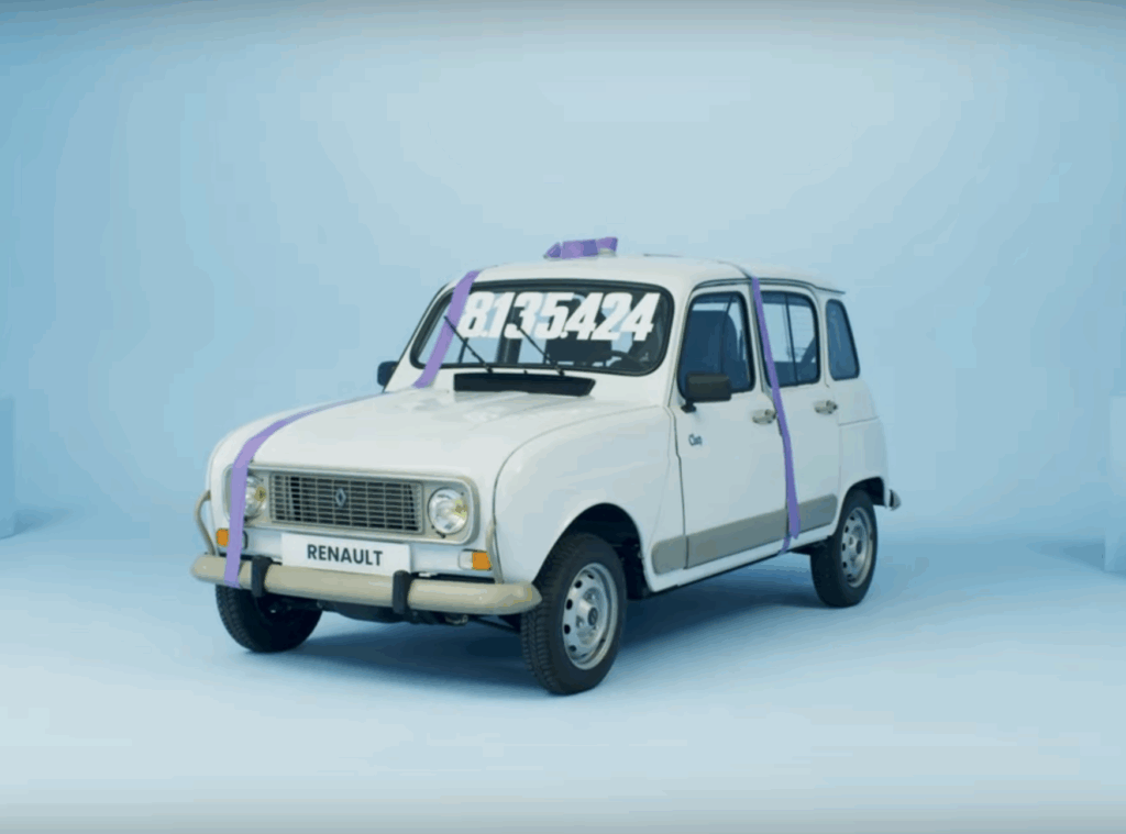 Último Renault 4 producido: 8.135.424 unidades