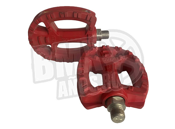 Pedales rojos originales para BH California BMX años 80