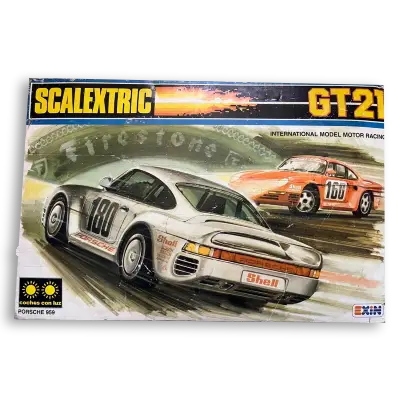 GT-21 Scalextric Exin caja original años 70 con circuito completo