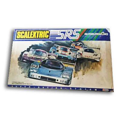 Super Racing System SRS Scalextric Exin años 80 caja circuito competición