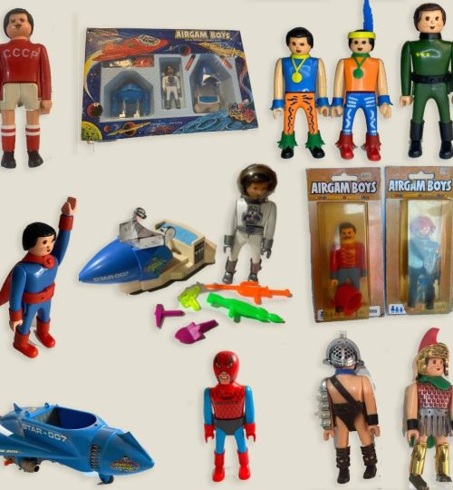 Figuras y muñecos 10 Figuras Airgamboys originales de los años 70 y 80 fabricadas en España