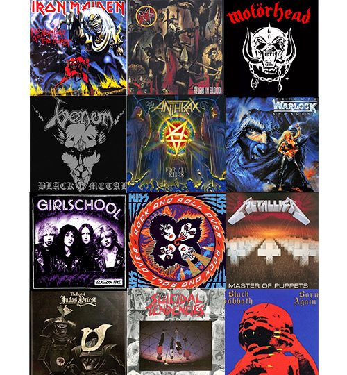 Qué compramos 17 Vinilos, cassettes y recuerdos de heavy metal clásico