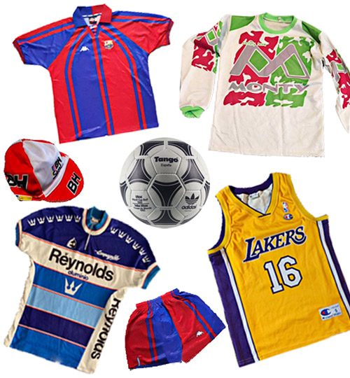 Qué compramos 56 Camisetas vintage de fútbol y baloncesto, gorra BH y balón Adidas Tango