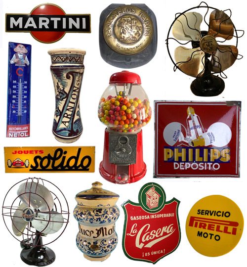 Qué compramos 72 Objetos decorativos vintage y anuncios antiguos