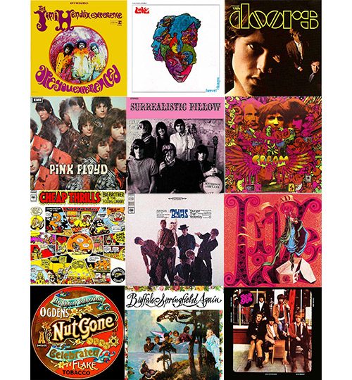 Qué compramos 20 Discos clásicos de rock psicodélico de los 60