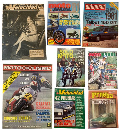 Papel antiguo y coleccionismo 13 Revistas antiguas del mundo del motor clásico