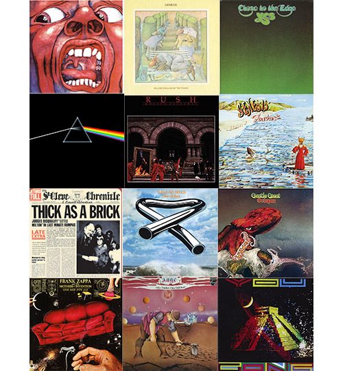 Qué compramos 23 Vinilos y cassettes antiguos de rock progresivo con portadas icónicas