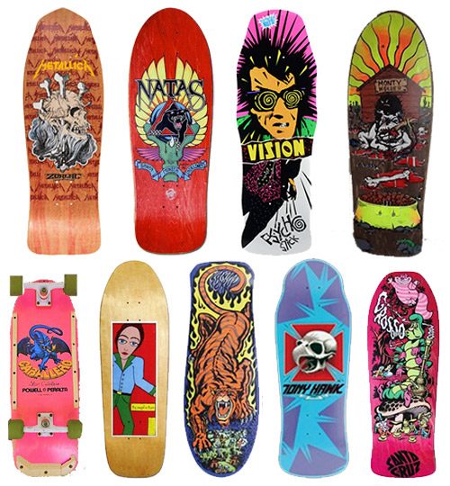Qué compramos 58 Tablas de skateboard antiguas de Powell Peralta, Santa Cruz y Vision