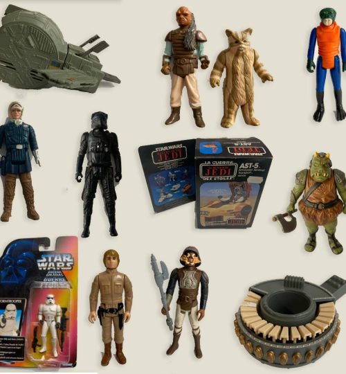 Figuras y muñecos 9 Figuras vintage originales de Star Wars de Kenner, años 70 y 80