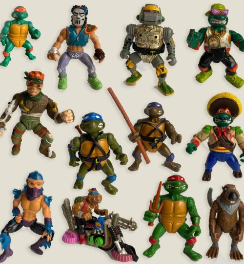 Figuras y muñecos 4 Figuras clásicas de las Tortugas Ninja de los años 80